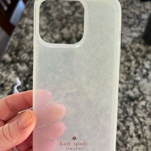 Kate spade iPhone 13 Pro case glitter, like new